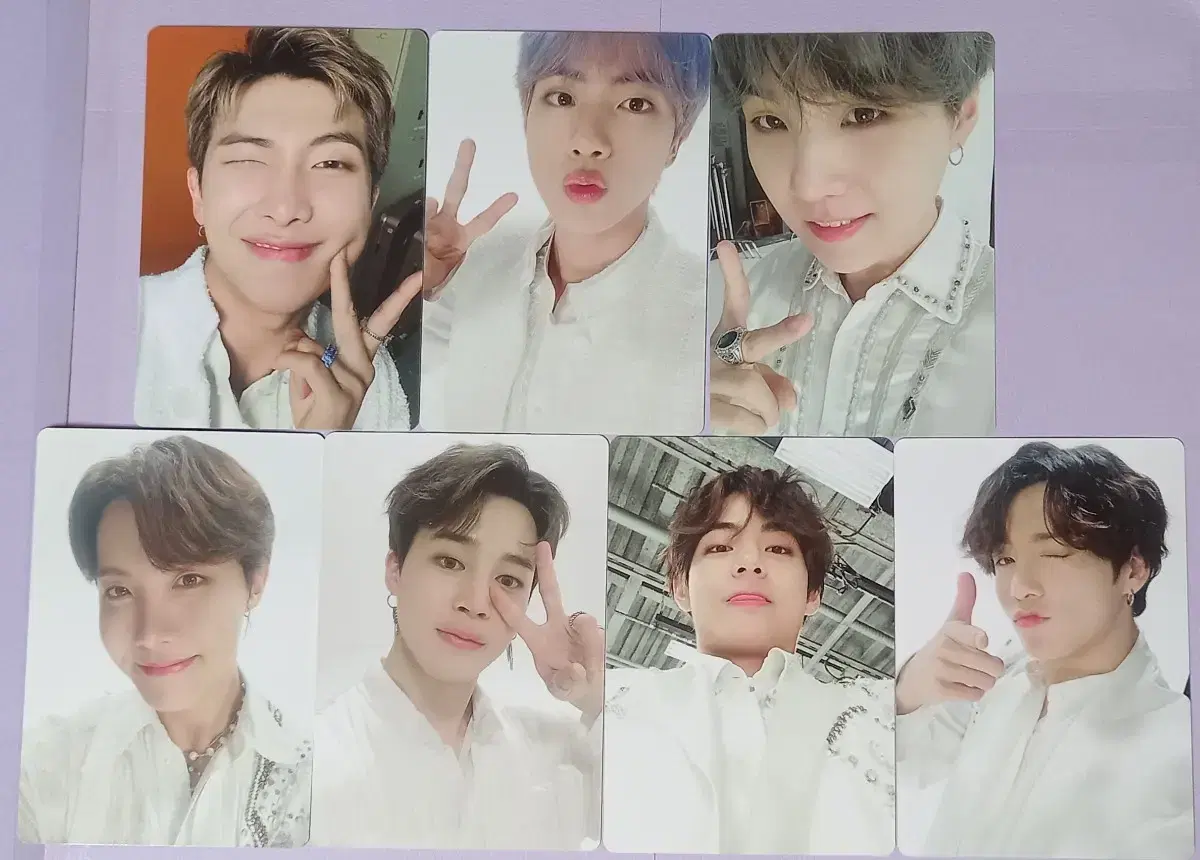 방탄 BTS 스픽콘 반지 포카 7장 분할