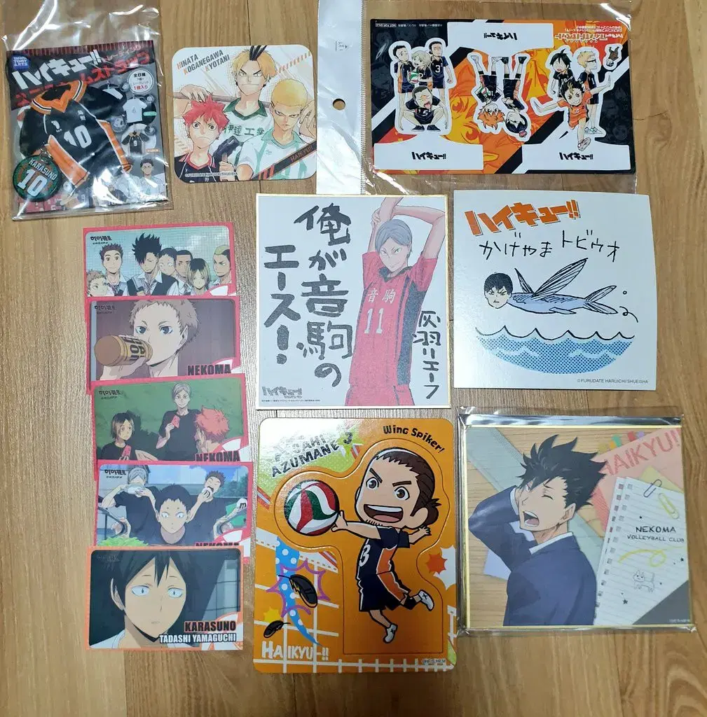 Haikyuu Coloring Book sticker Coaster 