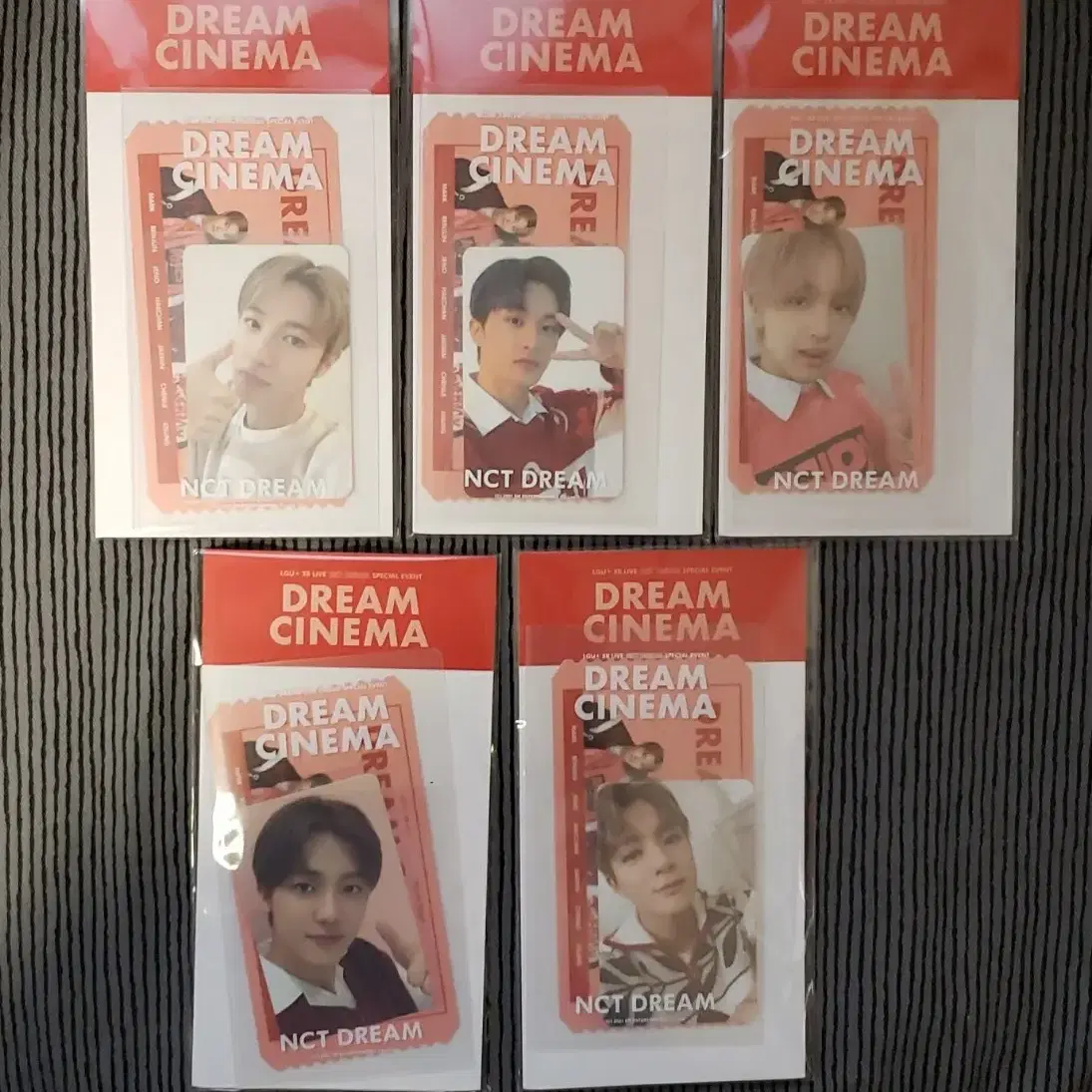 NCT Dream 마크 cinema AR 포카 티켓 세트 MARK