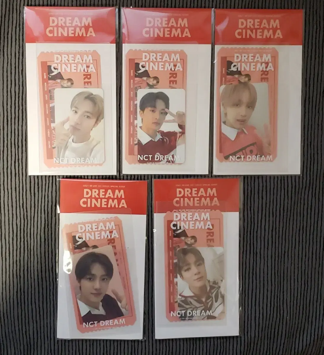 NCT Dream 마크 cinema AR 포카 티켓 세트 MARK