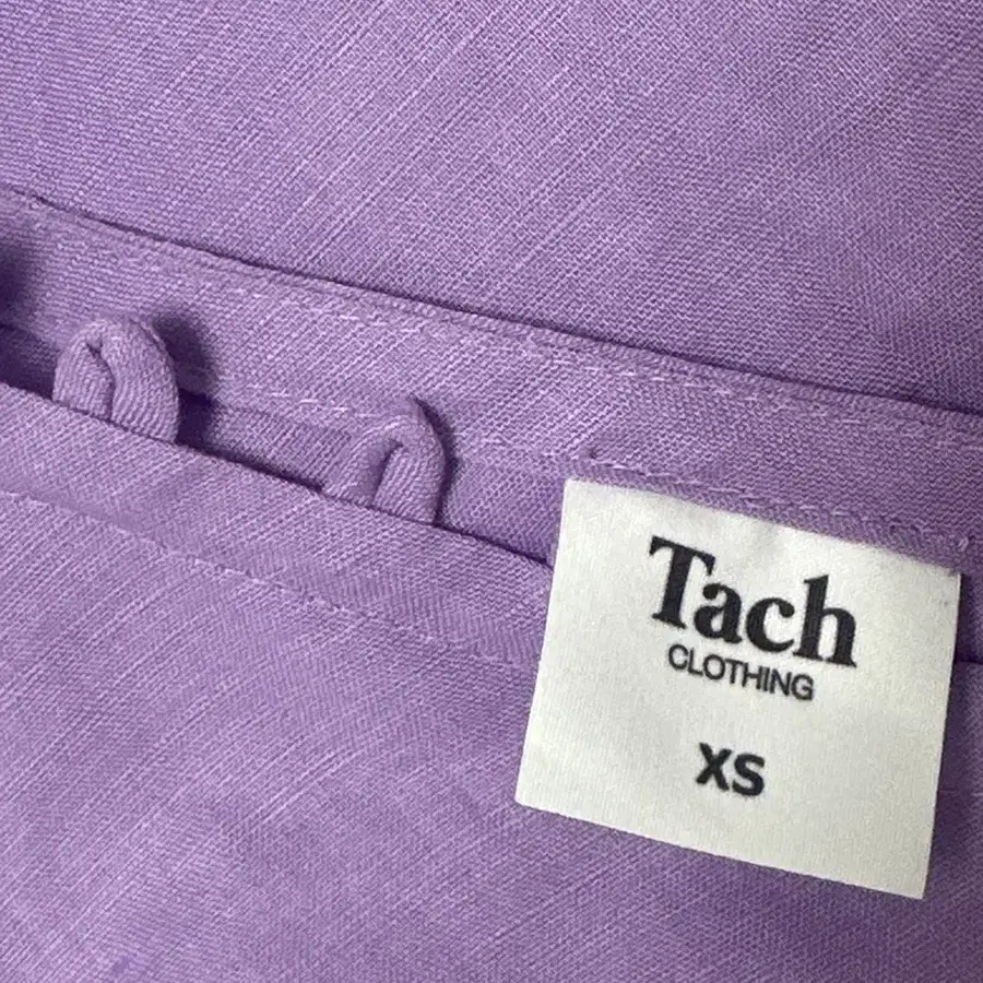 tach clothing piscis linen dress-lilac