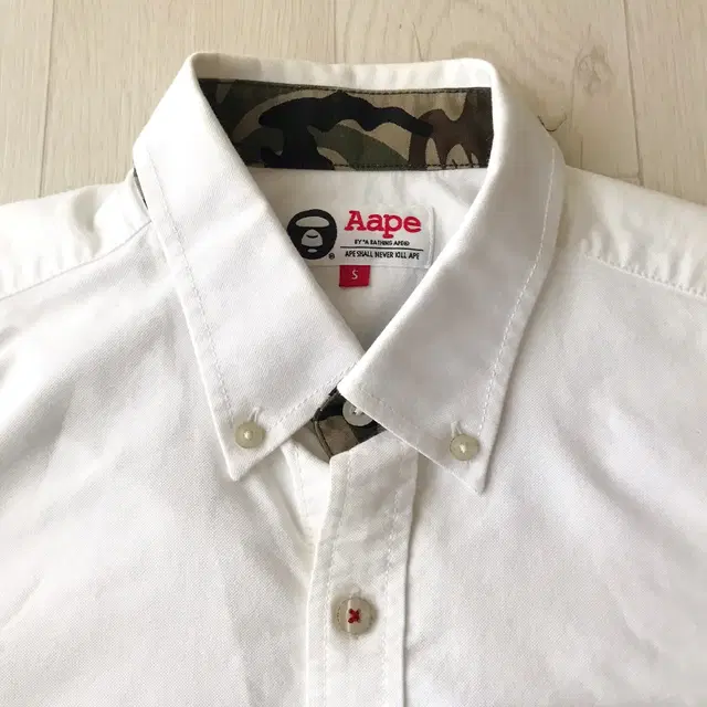 [S size] 베이프 aape 옥스퍼드카모포켓셔츠