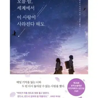 오늘밤 세계에서 이 사랑이 사라진다고 해도