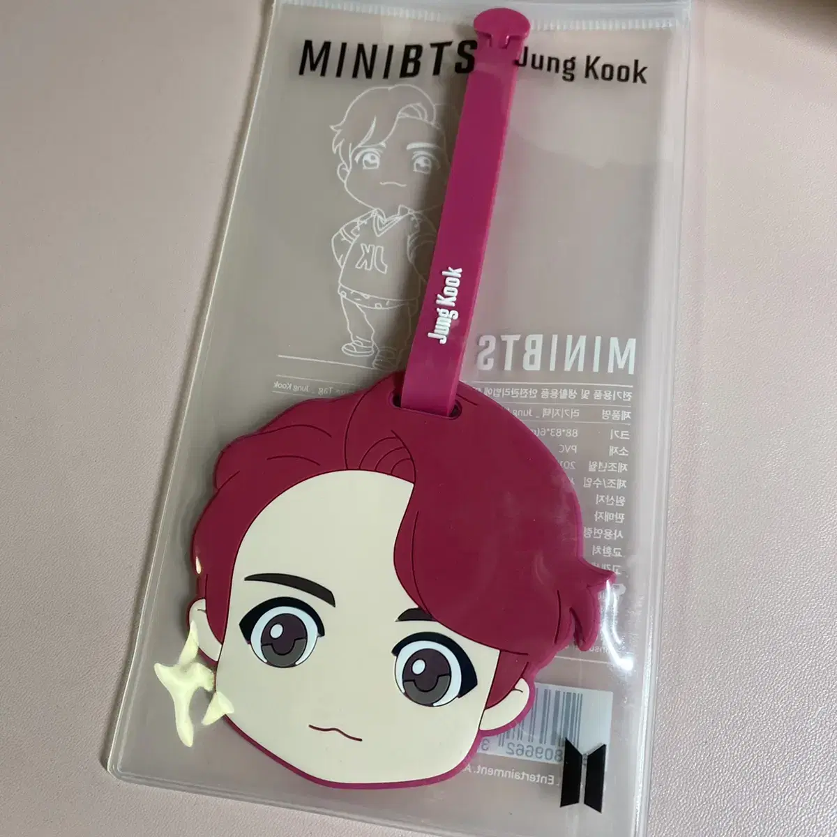 BTS pop up jungkook sealed (LuggageTag)