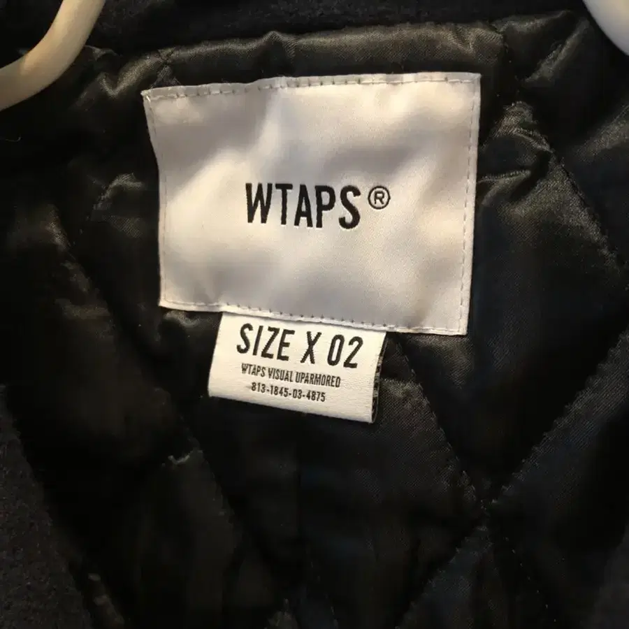 WTAPS 더블탭스 블랙와치 피코트