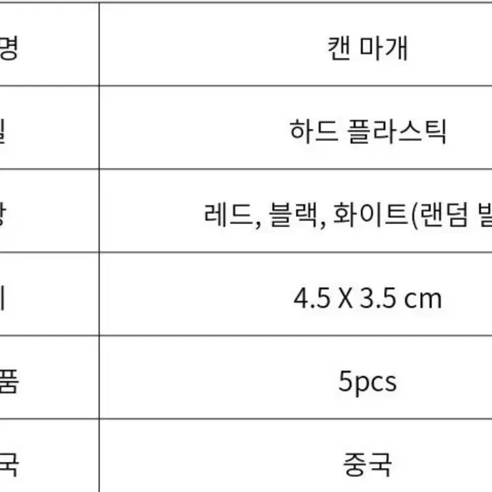 (새상품) 캔음료 탄산 벌레방지 캔뚜껑 5개세트 보관마개 