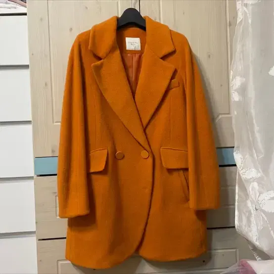 Orange bom coat