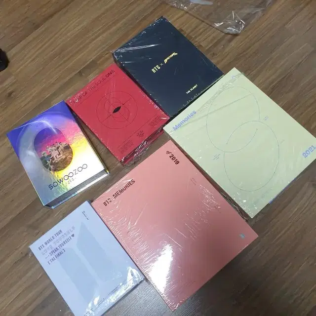 정리함)방탄 메모리즈 2019 dvd 블레 스픽콘 맵솔 소우주 등 양도