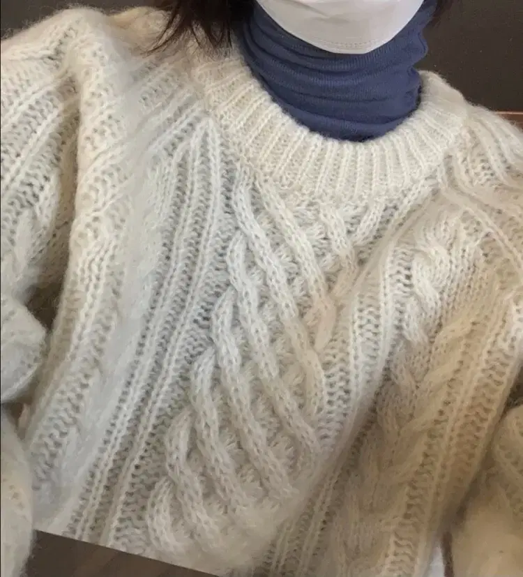 Pyo Hyemi's Vegetable Turtleneck Bloo