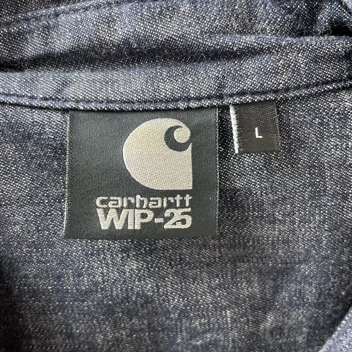 프롬브이 CARHARTT 칼하트WIP-25주년 데님셔츠 (L)