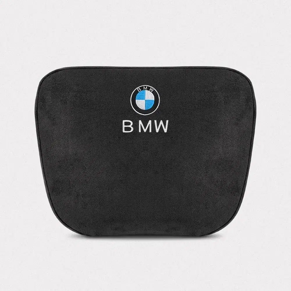 BMW 머리쿠션 목쿠션 스웨이드