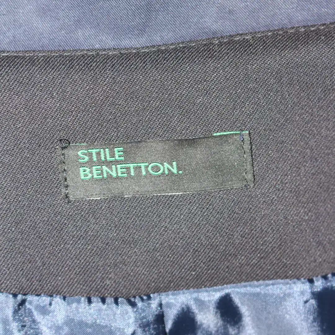 BENETTON 배색 롱 자켓 [22022214]