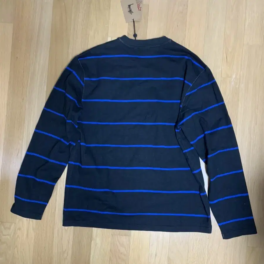 스투시 핸드 드로운 롱슬리브 티셔츠(HAND DRAWN STRIPE LS