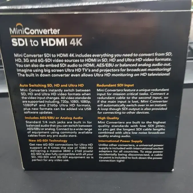 블랙매직디자인 미니컨버터 SDI to HDMI