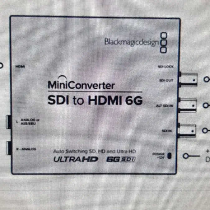 블랙매직디자인 미니컨버터 SDI to HDMI