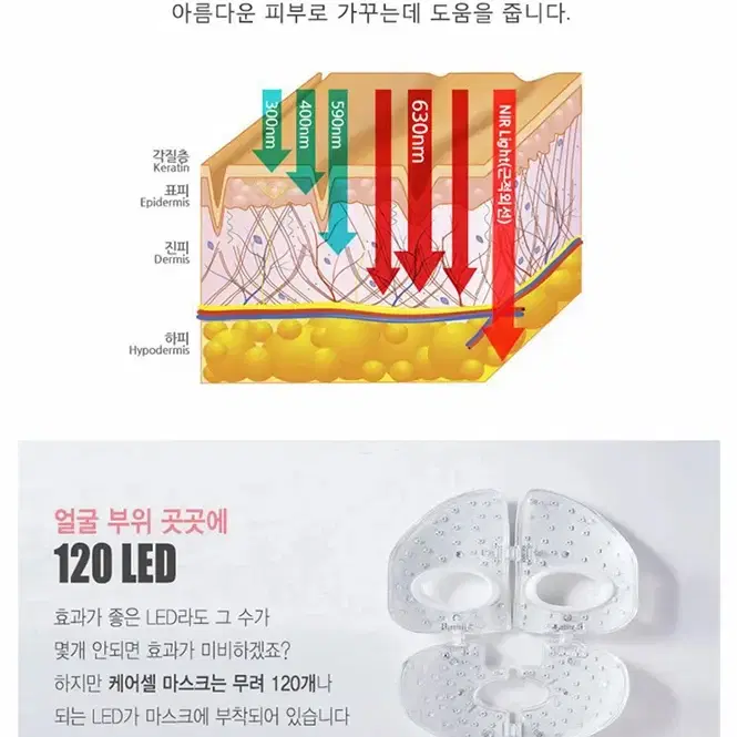 케어셀 LED마스크