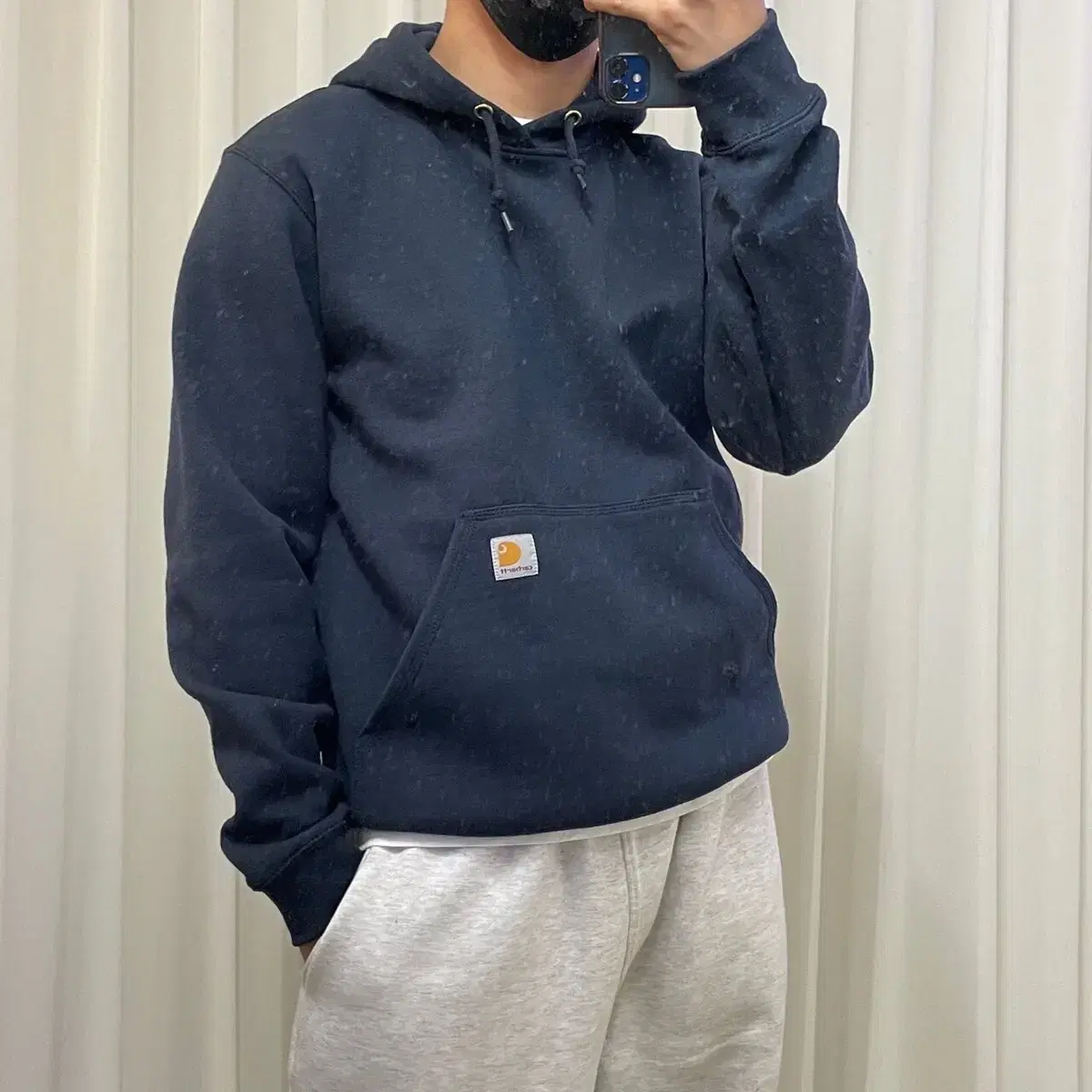 프롬브이 CARHARTT 칼하트 후드 기모 (S)