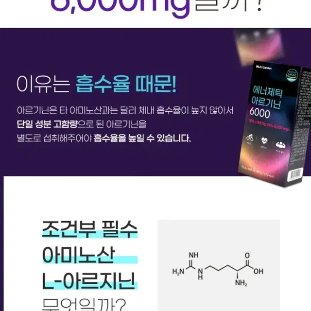 아르기닌[고함량6000mg]