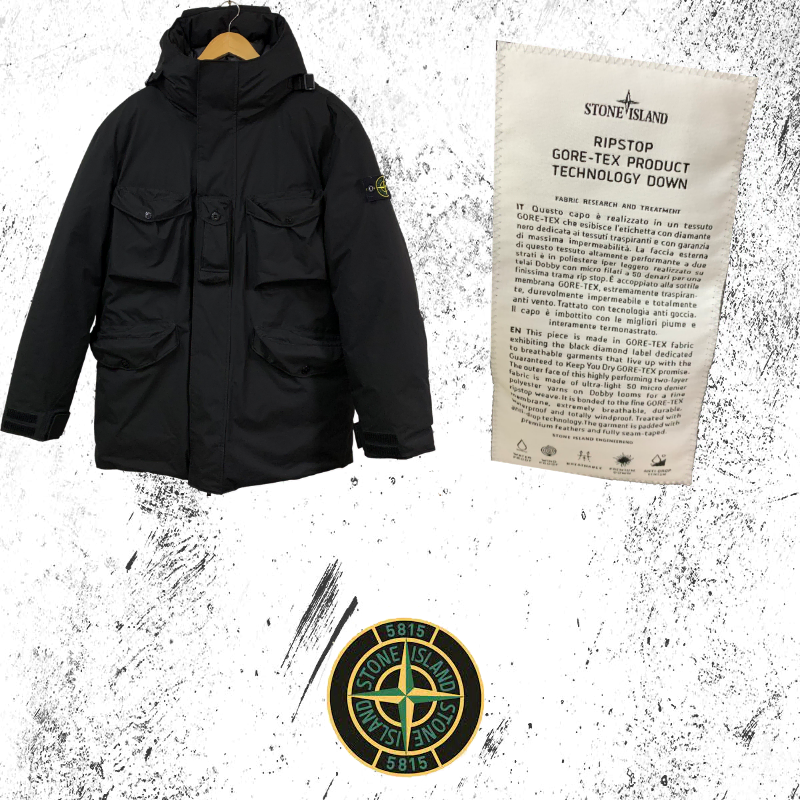 105-110 STONE ISLAND 스톤 21FW GORE-TEX 패딩