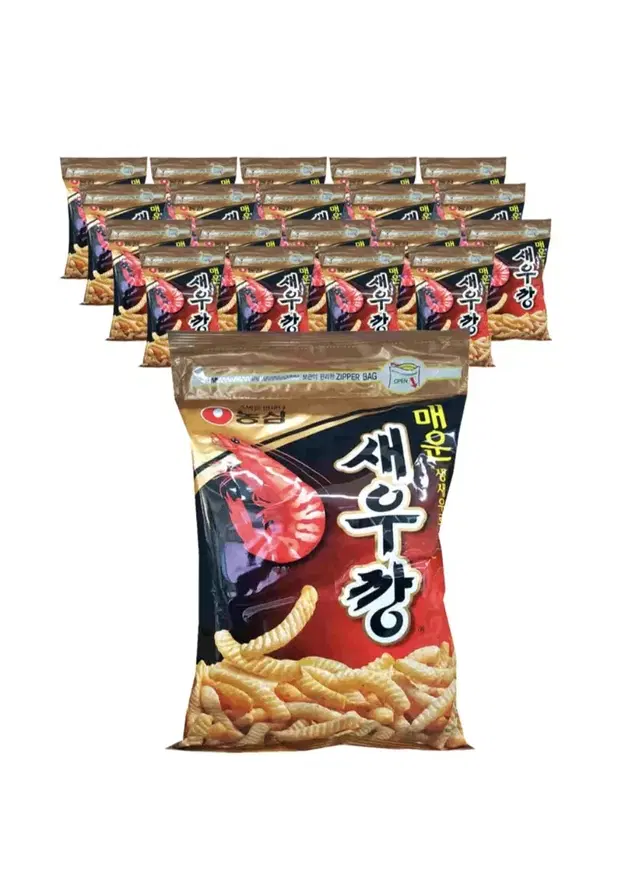 농심 매운새우깡 90g 20봉 무료배송 새우깡 과자