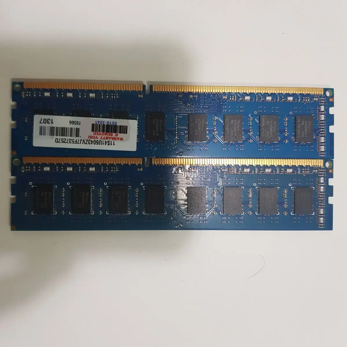 ddr3 12800 4g 2개