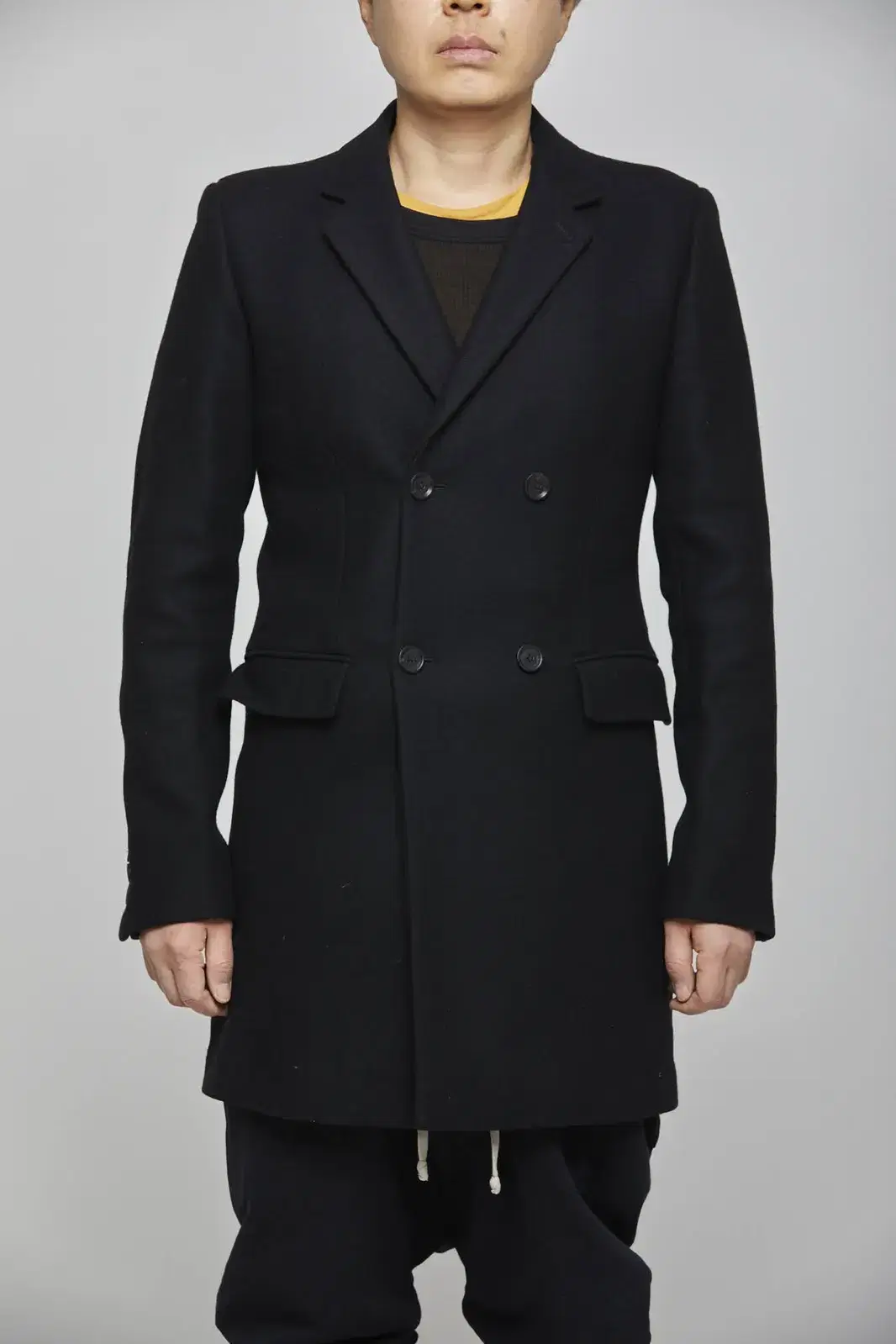 Tiered Woolen Coat