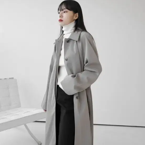 디오어 롱 트렌치 코트 Glossy long trench