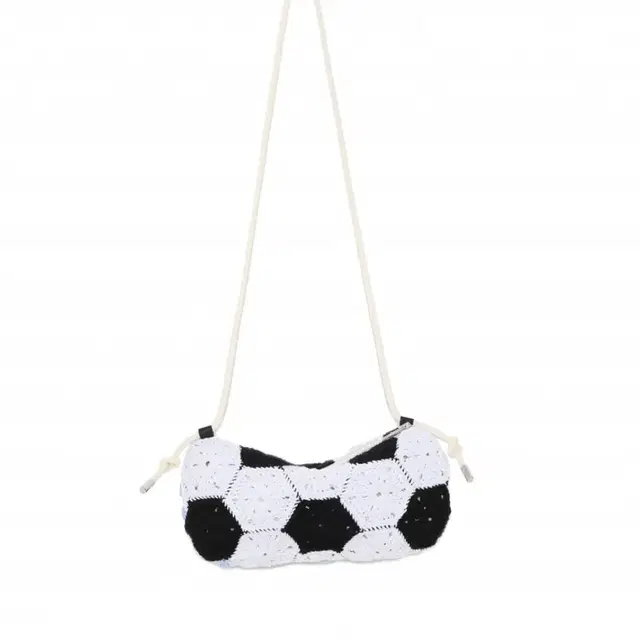 neondrug knitting soccer ball mini bag