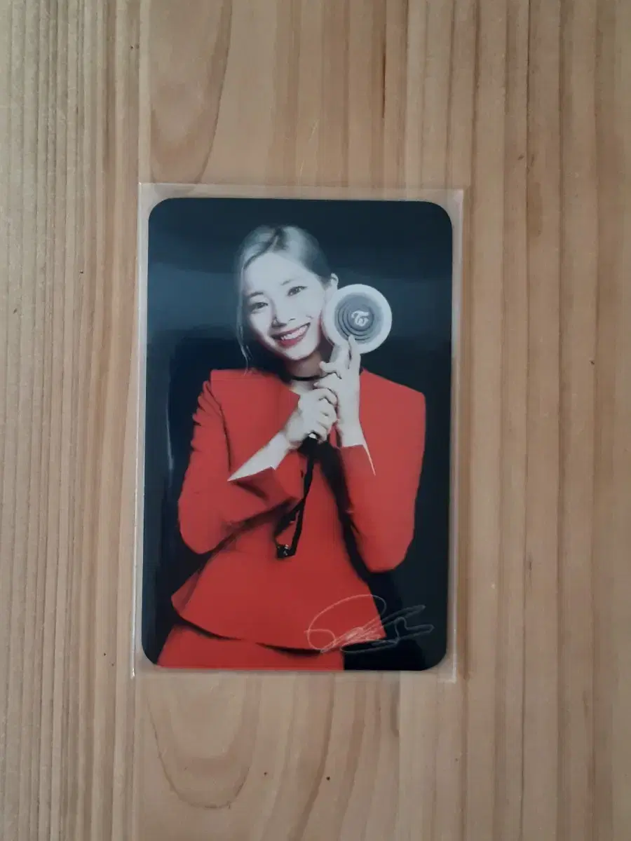 Price Drop/Twice dahyun Candy Cane Photo Card