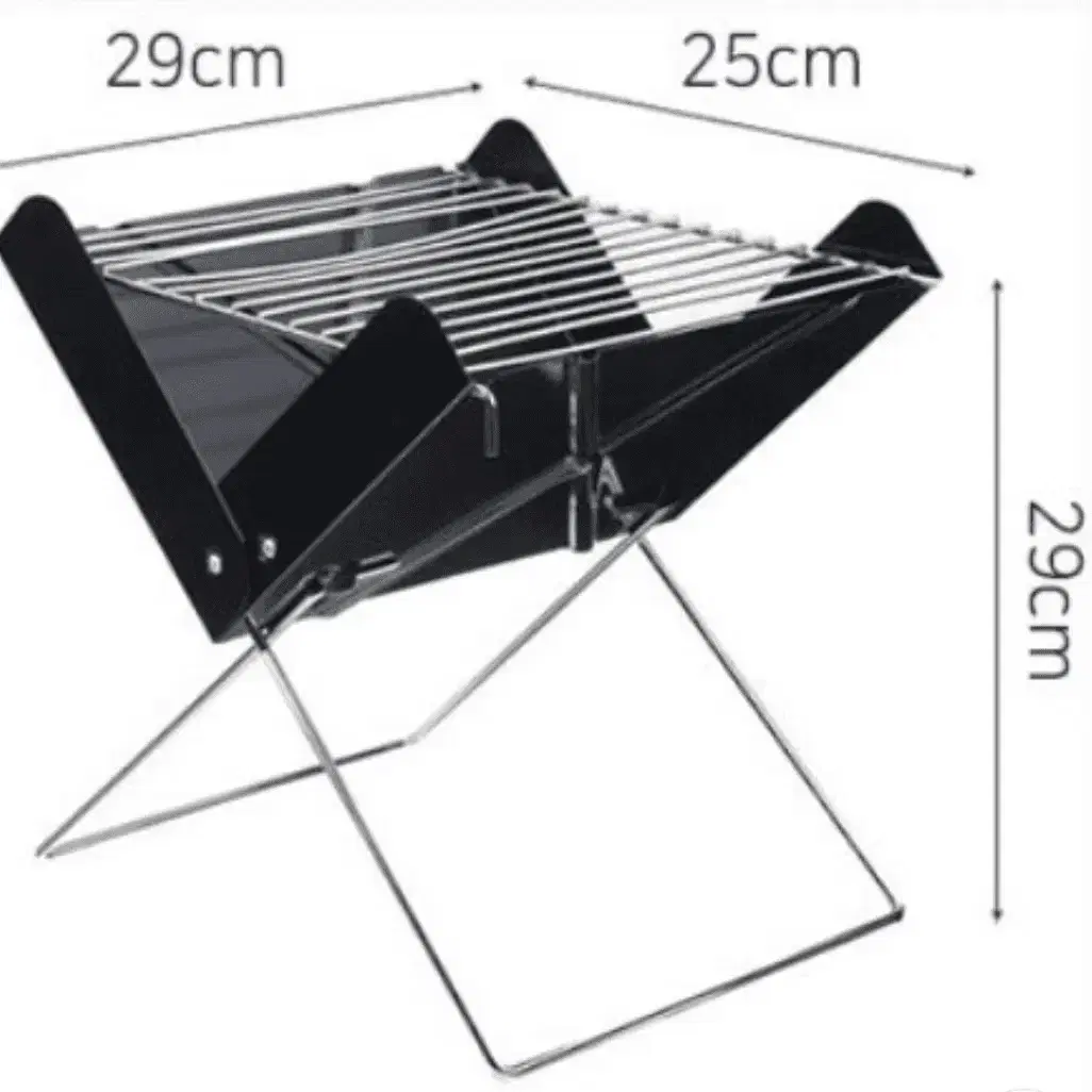 캠핑 접이식 미니 그릴 화로대