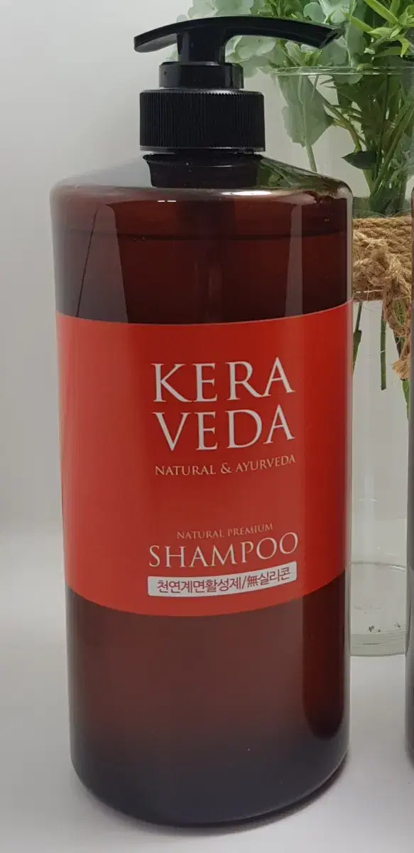 약산성샴푸 대용량 1,000ml KERAVEDA 케라베다 단백질모발샴푸