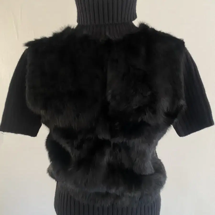 (075)(woman) rabbit fur knit