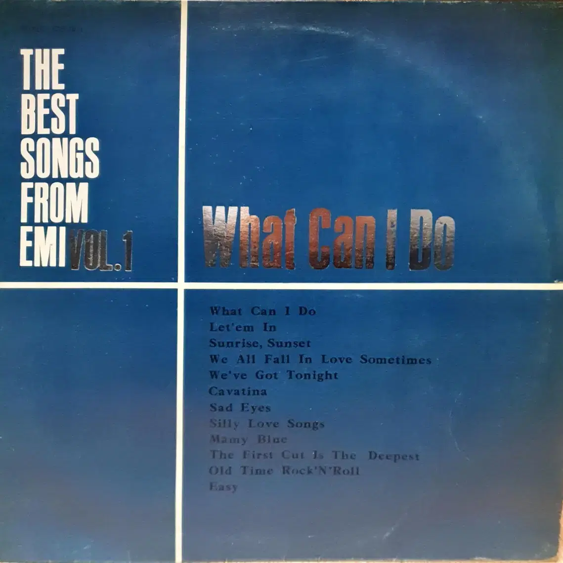 [LP]THE BEST SONGS FROM EMI-WHAT CAN DO