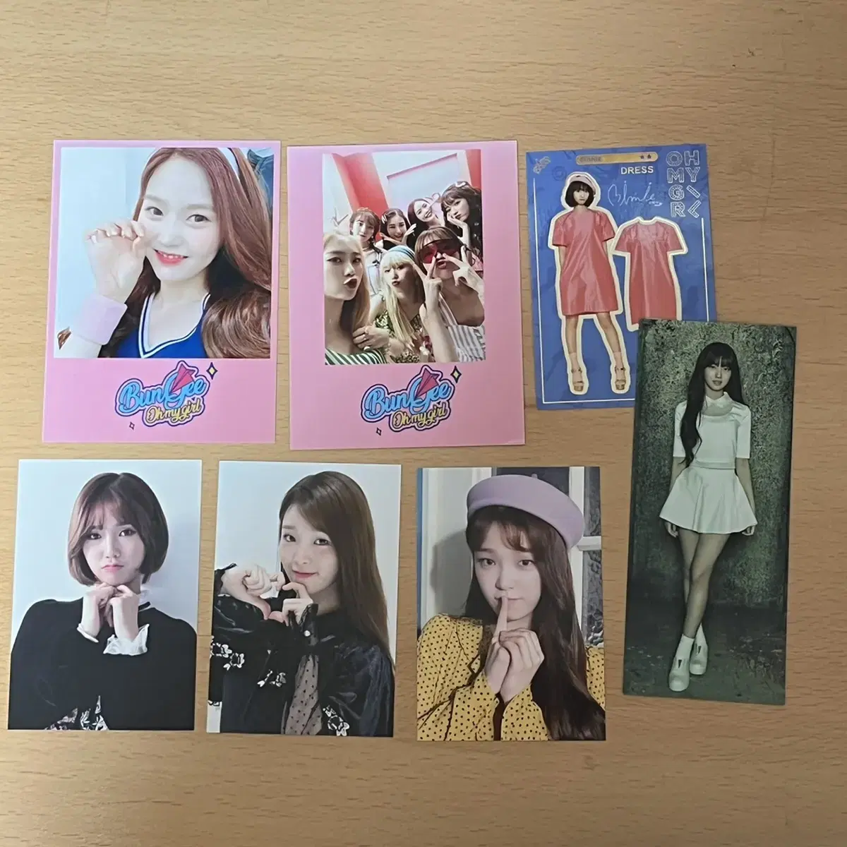 Oh My Girl photocard Merch pola Bookmark