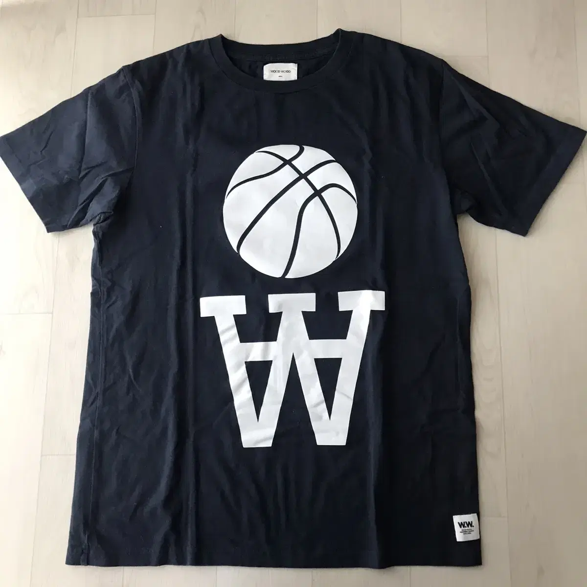 [S size] WOODWOOD WOODWOOD BASKETMONEY LOGO Vahn Tee