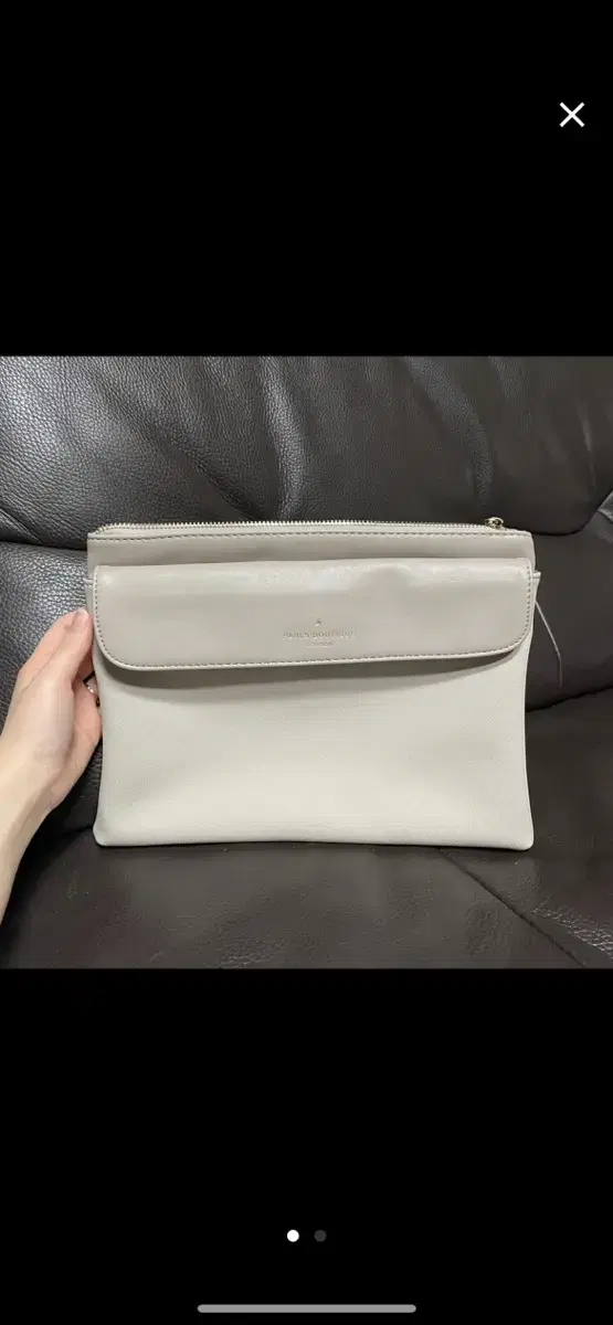 Falls Boutique Clutch Beige New Item