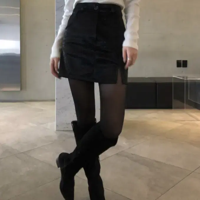 애즈온 phyton skirt