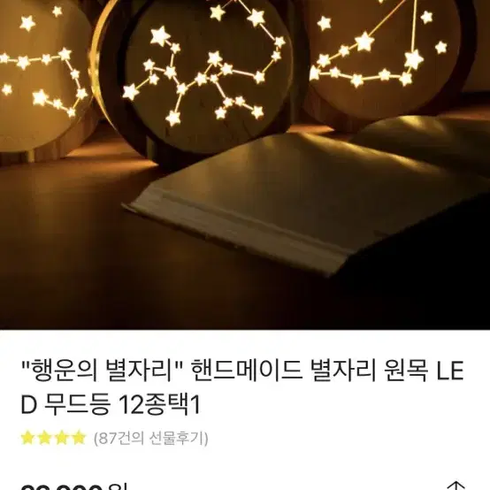 행운의별자리 led 무드등 물병자리