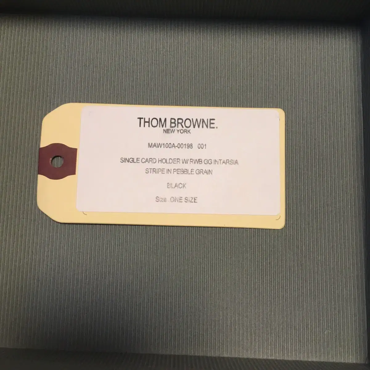 THOM BROWNE 카드지갑