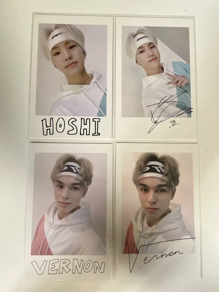 Seventeen Caratland Carran polaroid hoshi vernon