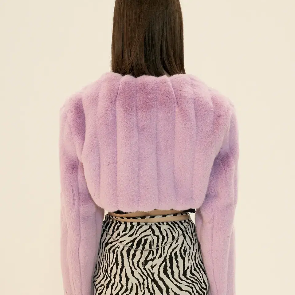 ODDONEOUT Wave fur bolero_L.purple