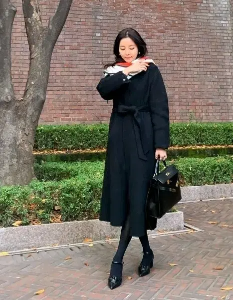 YJ KANG & Atconner Cashmere 100 Long Coat