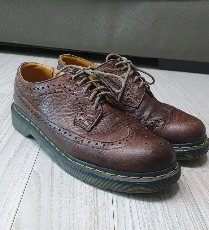 닥터마틴 Dr. Martens 윙팁 5홀 와인 (260)