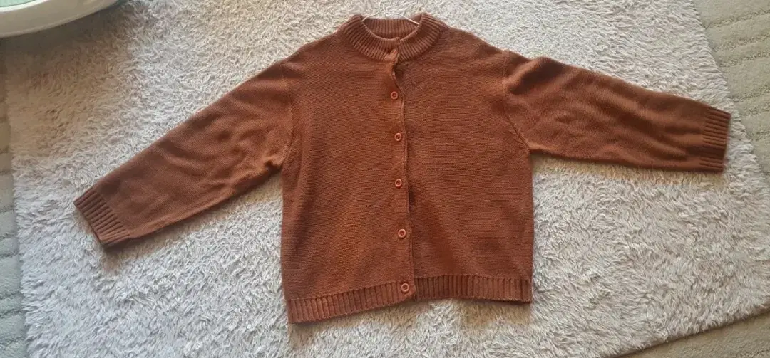 Brown cardigan