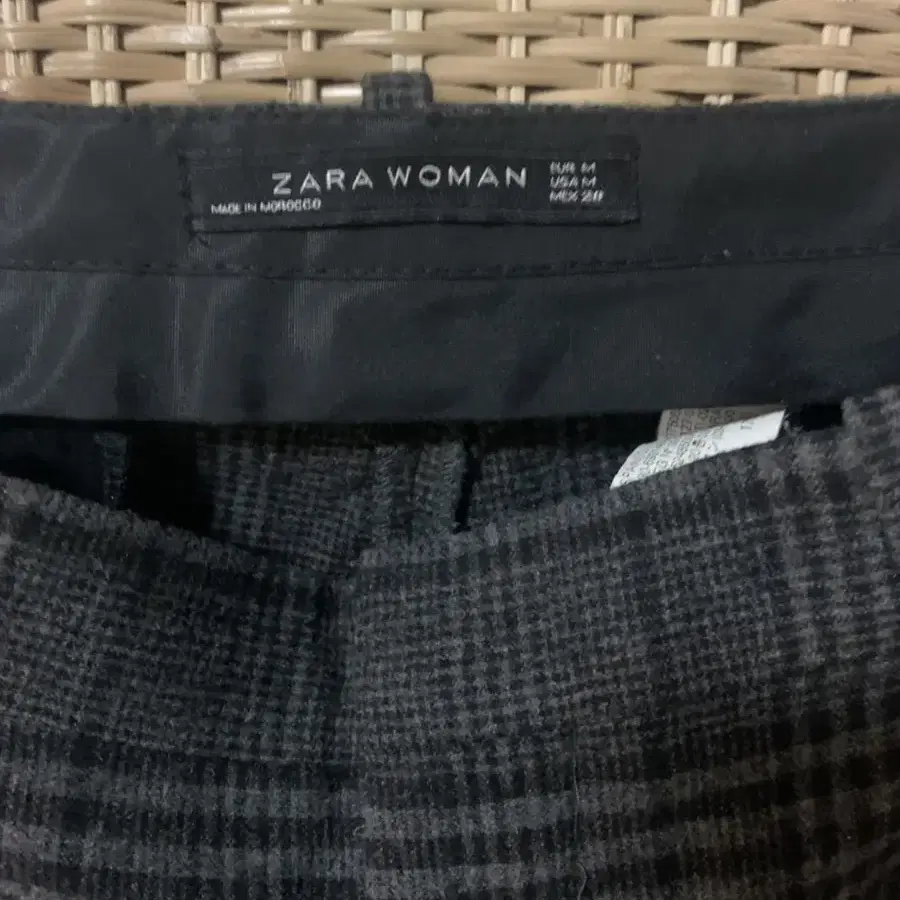 ZARA 자라 체크 울슬랙스