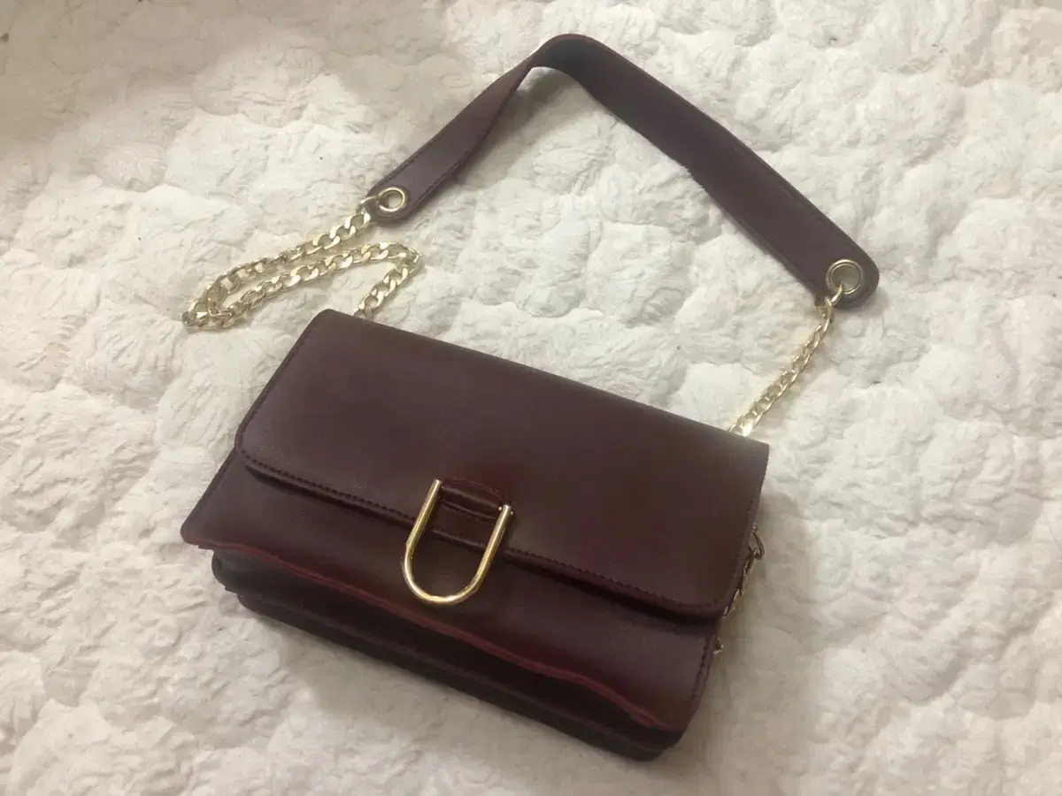 My favorite burgundy crossbody bag