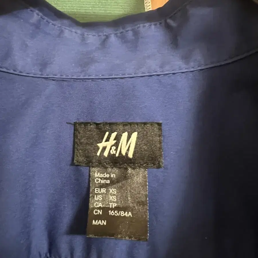 H&M 블루 셔츠 남방 (165/84A)