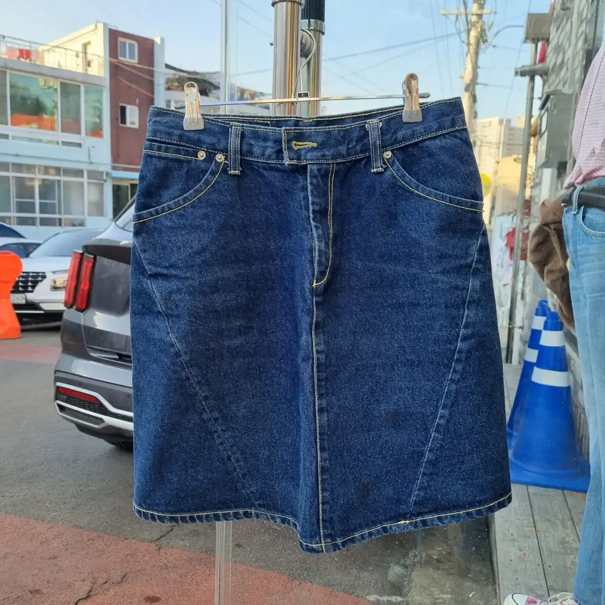 M 리바이스 Levi's made in usa 데님 청 치마 . 빈티지