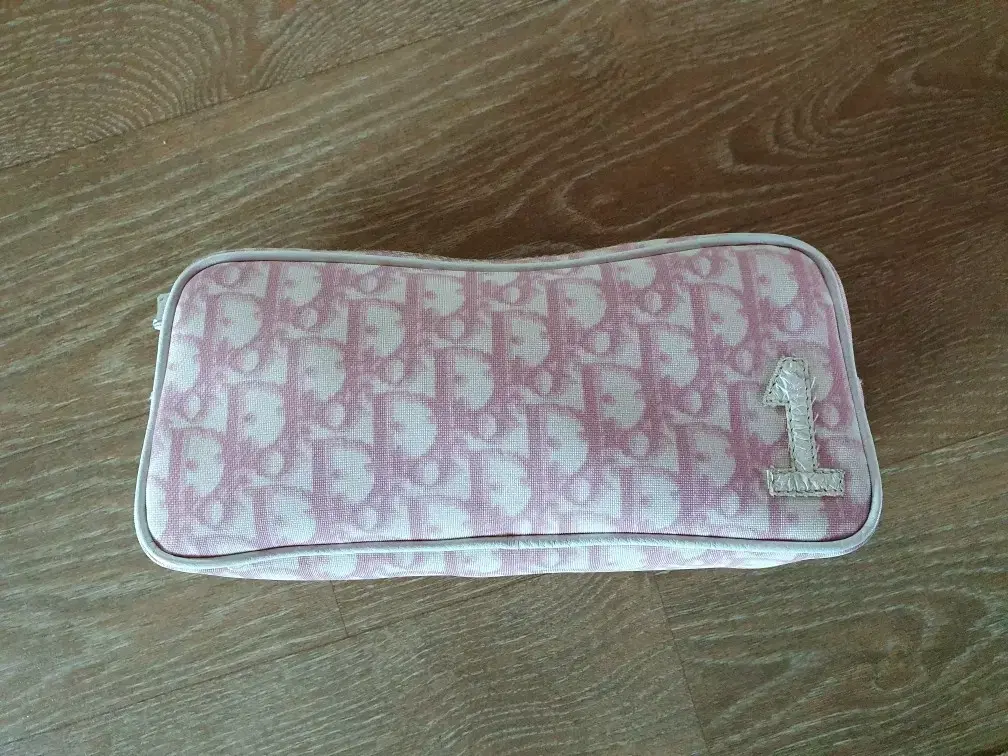 Holiday Add-on Sale~Genuine Christian Dior Pink Pow Cosmetic Case Clutch Bag