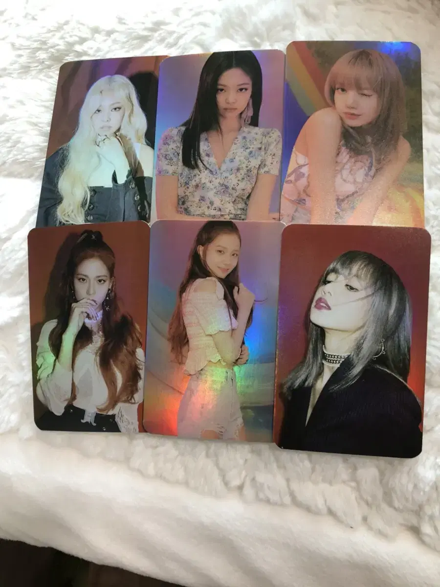 Black Pink Christmas Photocard